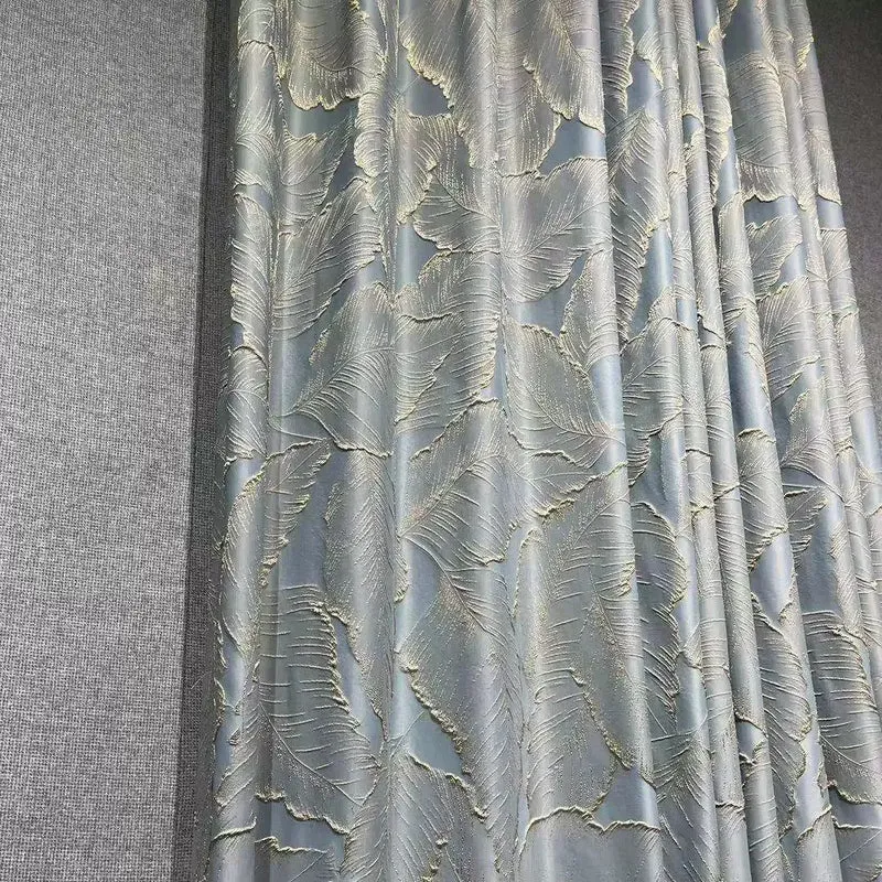 Nordischer silberblauer Vorhang