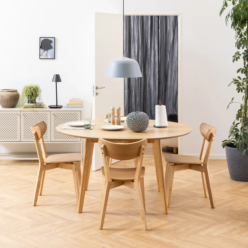 Runder Esstisch Krel 140x76 im skandinavischen Stil | Krel
