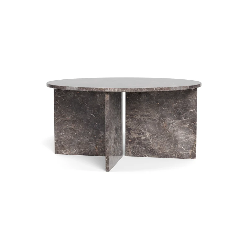 Runder Couchtisch mit einem Durchmesser von 90 cm im eleganten Stil | Plaris