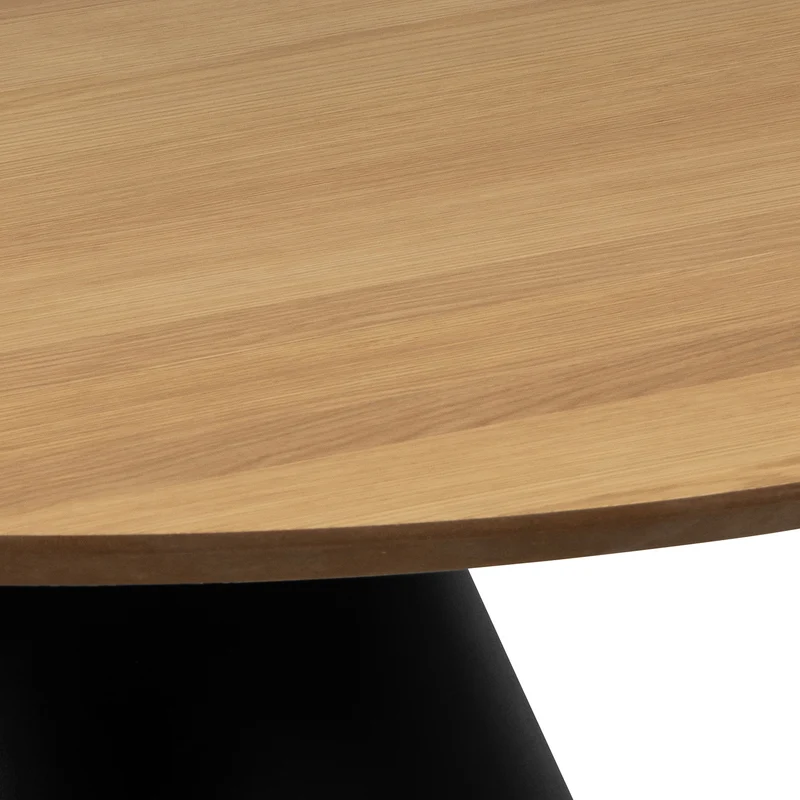 Runder Couchtisch mit einem Durchmesser von 85 cm im Soft-Loft-Stil | Talin