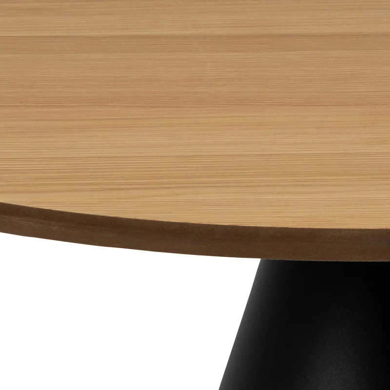 Runder Couchtisch mit einem Durchmesser von 65 cm im Soft-Loft-Stil | Talin
