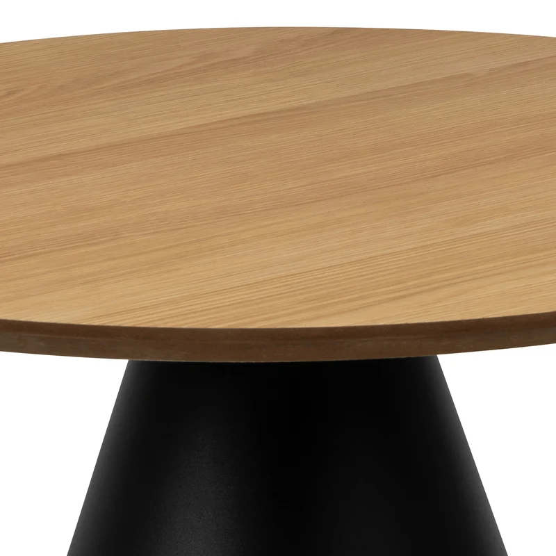 Runder Couchtisch mit einem Durchmesser von 65 cm im Soft-Loft-Stil | Talin