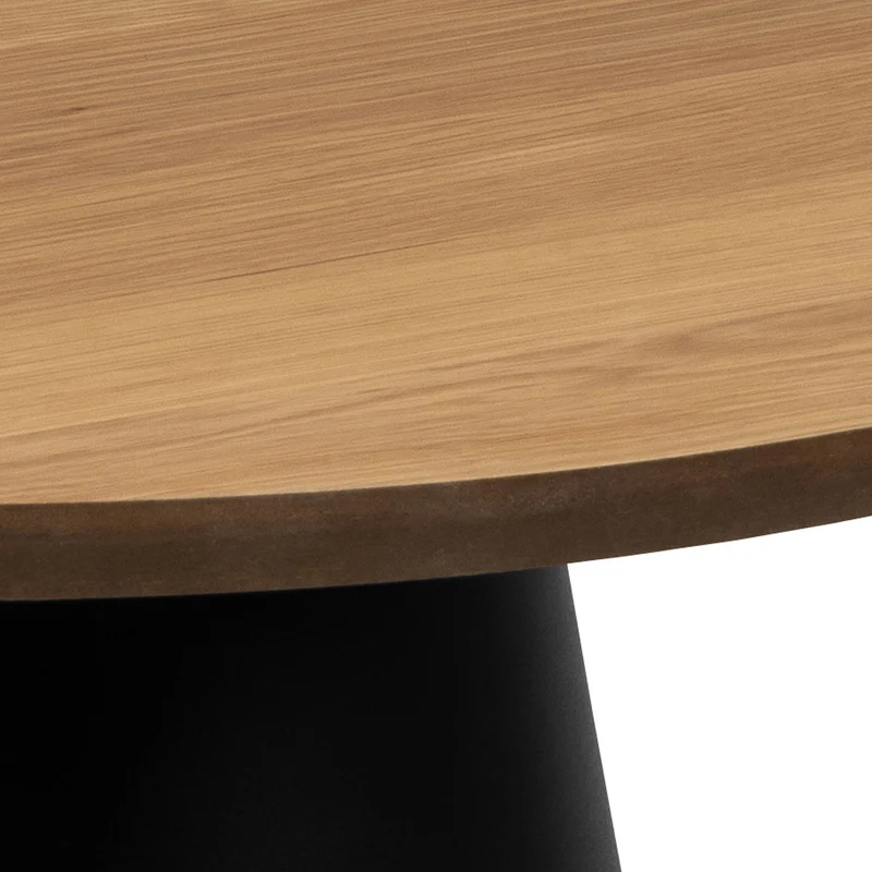 Runder Couchtisch mit einem Durchmesser von 45 cm im Soft-Loft-Stil | Talin