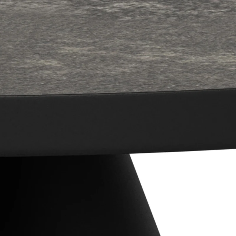 Runder Couchtisch mit einem Durchmesser von 86 cm im modernen Stil | Soren