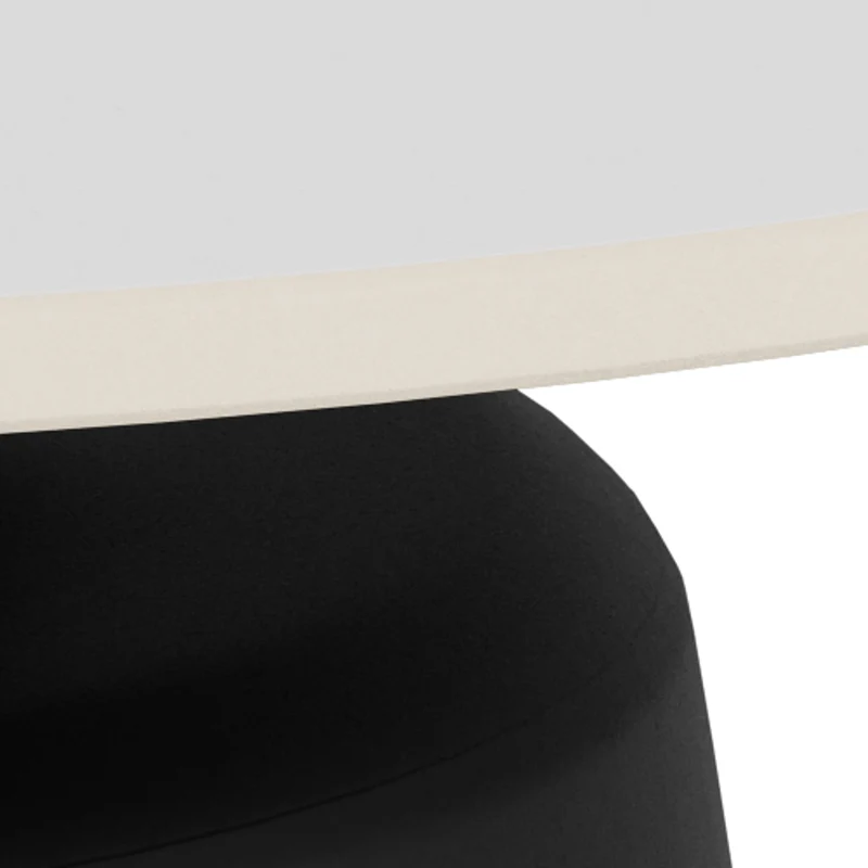 Runder Couchtisch mit einem Durchmesser von 70 cm im modernen Stil | Fumor