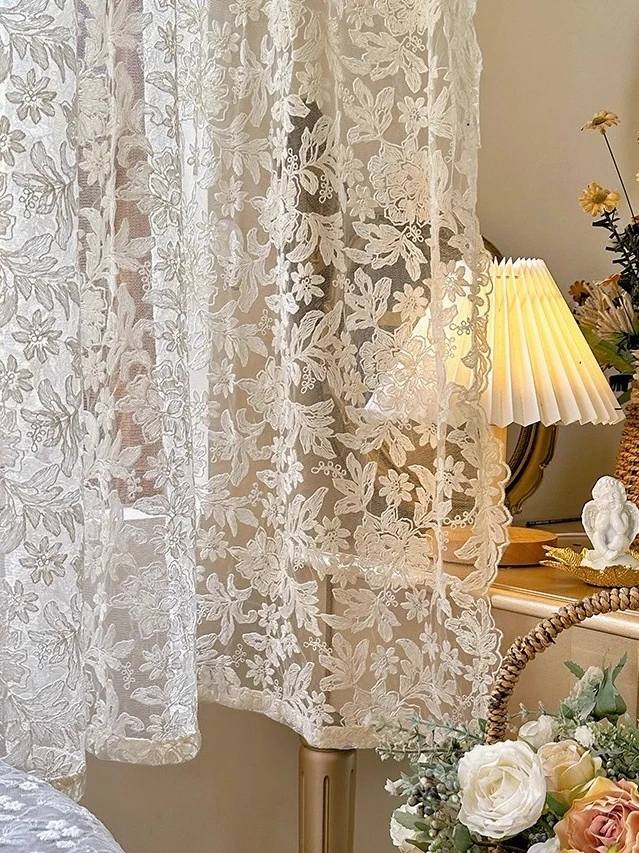 Vintage weiße transparente Muster