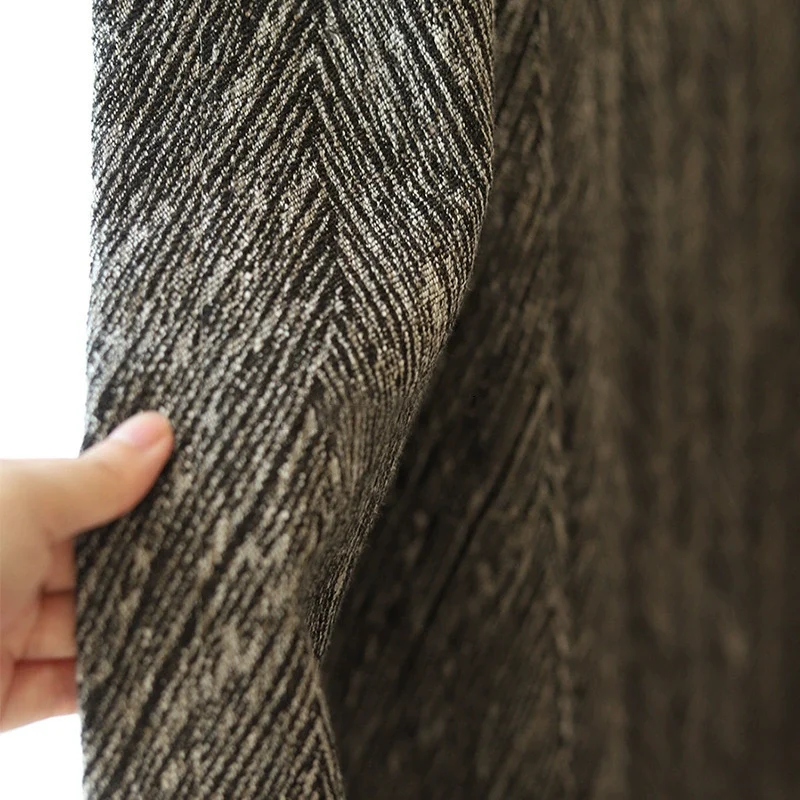 Rideau Occultant Velours Gris Charbon Salon