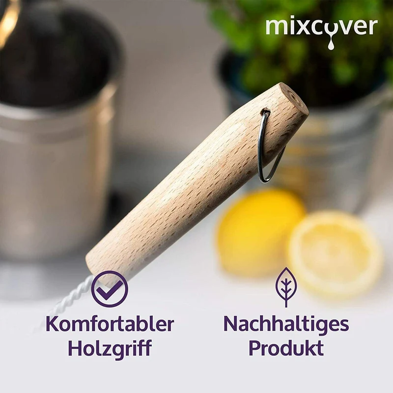 mixcover Flaschenbürste aus Holz