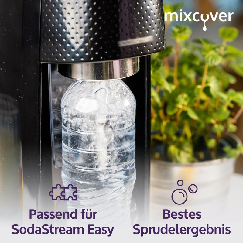 mixcover PET-Flaschen-Adapter passend für SodaStream Easy-für kleine PET Flasche