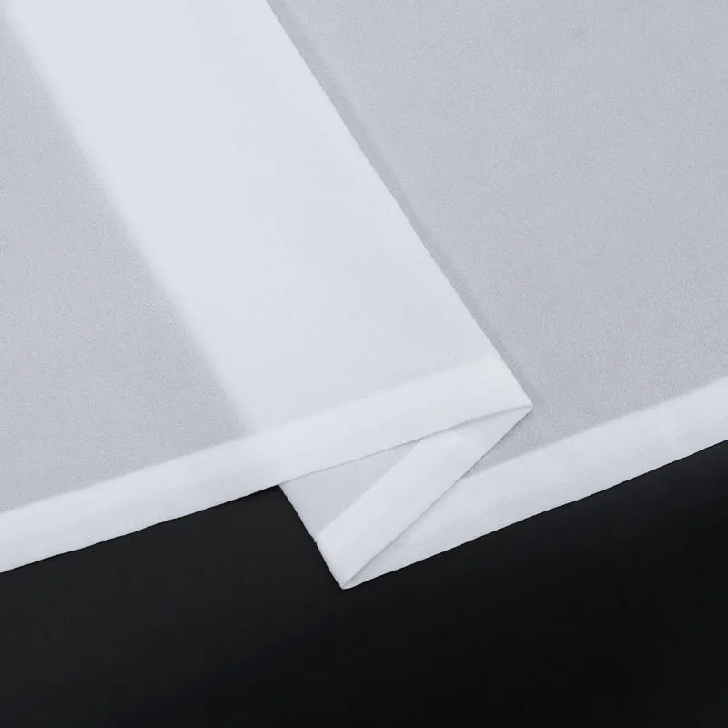 Rollo Unifarbe halbtransparent Dekofalten 1 Stück