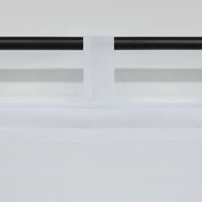 Rollo Unifarbe halbtransparent Dekofalten 1 Stück