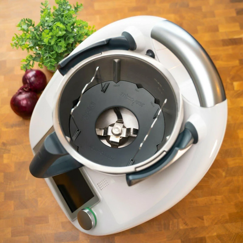 mixcover Mixtopf Verkleinerung für Thermomix TM6 TM5 Häcksel Helfer, Verkleinert den Mixtopf für effizienteres Häckseln, Pürieren ,Schneiden