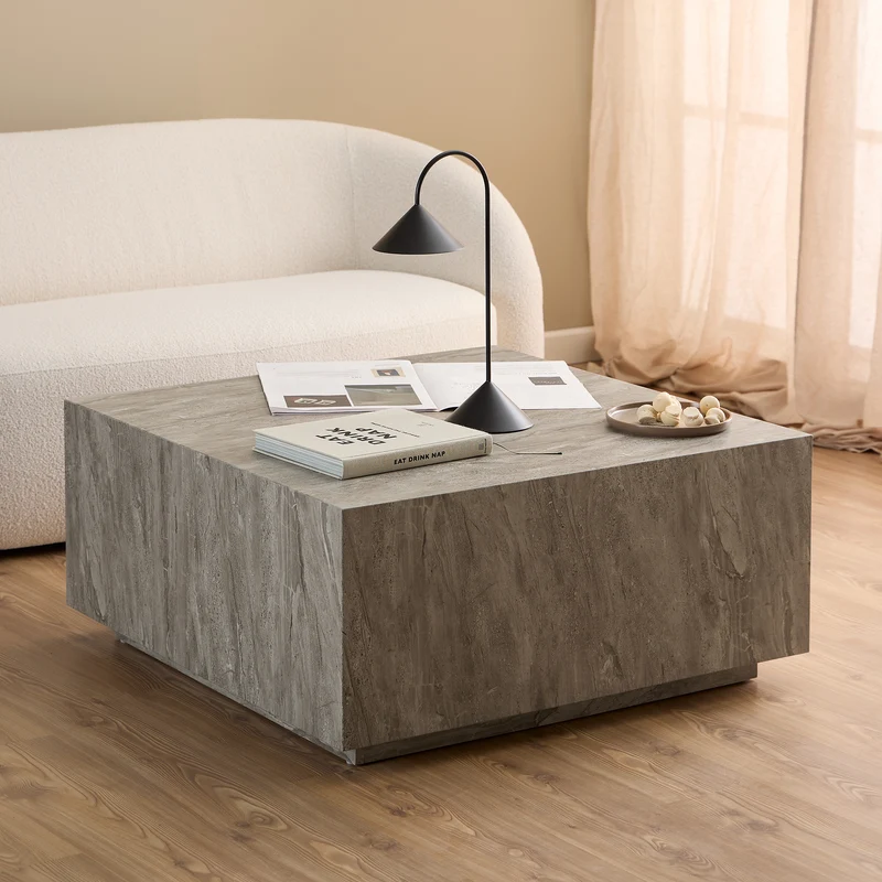 Couchtisch 90x42 cm im minimalistischen Stil | Quadrato