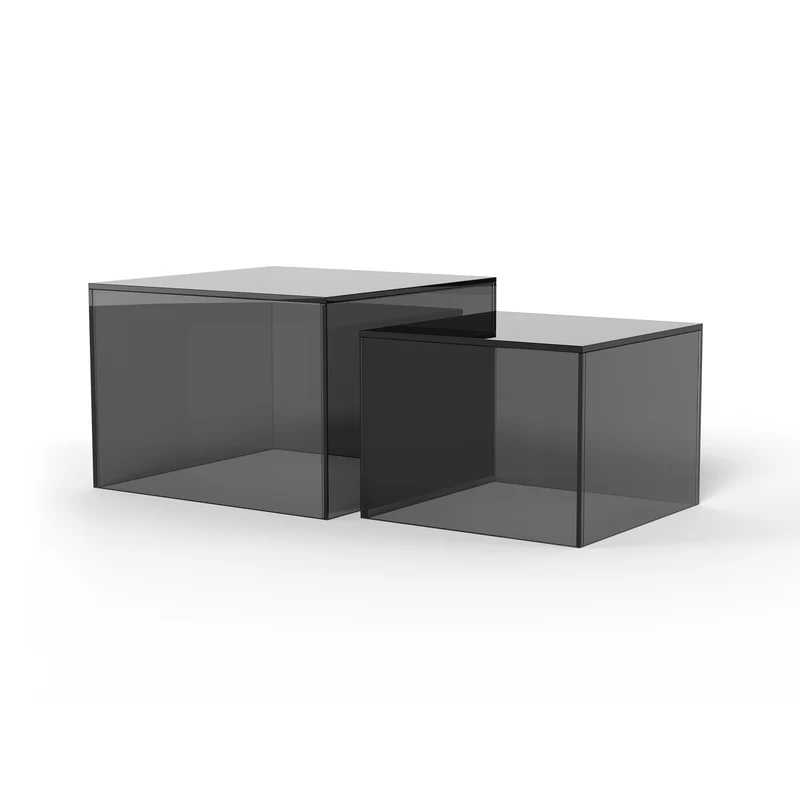 Set aus zwei Couchtischen im modernen Stil | Quadrato
