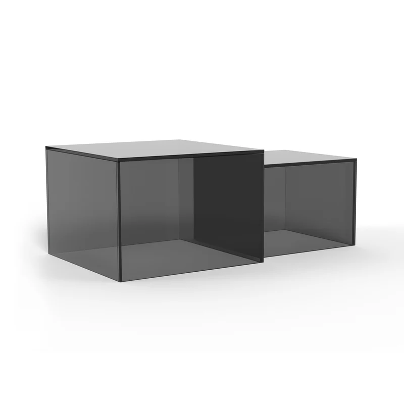 Set aus zwei Couchtischen im modernen Stil | Quadrato