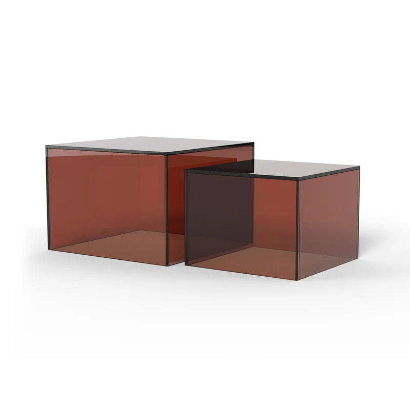 Set aus zwei Couchtischen im modernen Stil | Quadrato