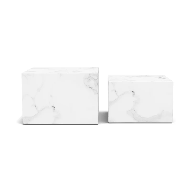 Set aus zwei Couchtischen im Modern-Organic-Stil | Quadrato