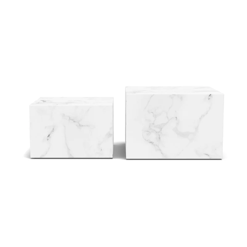 Set aus zwei Couchtischen im Modern-Organic-Stil | Quadrato