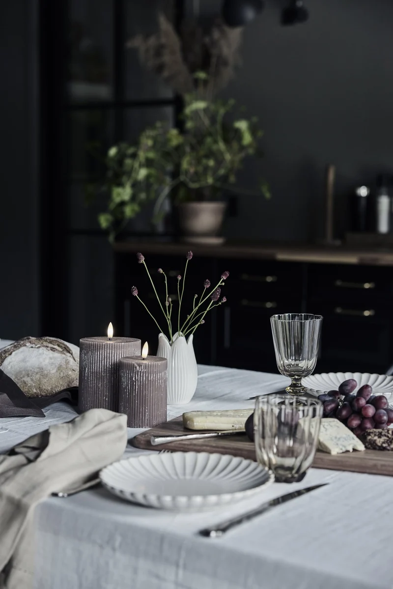 Dainne Vase H12 Cremeweiß