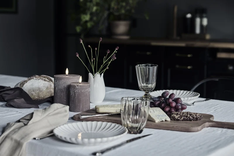 Dainne Vase H12 Cremeweiß