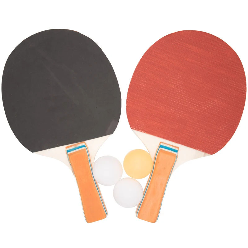 Tischtennisnetz + Tischtennisschläger + Tischtennisbälle Tischtennisset 6tlg Set