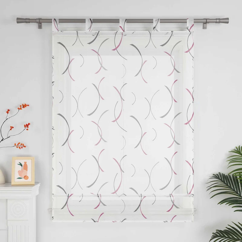 Rollo mit bedrucktem Klammer-Design