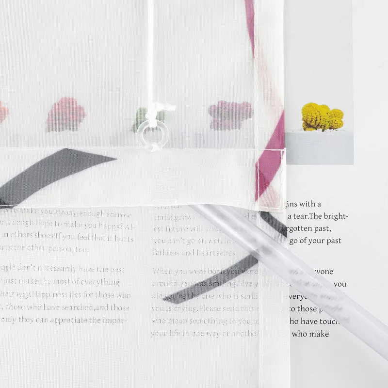 Rollo mit bedrucktem Klammer-Design