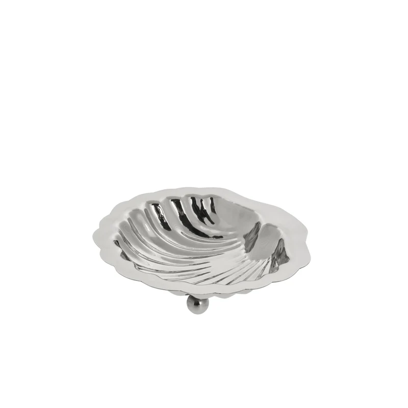 Scallia-Tablett, 12,5 x 12 cm, Silber