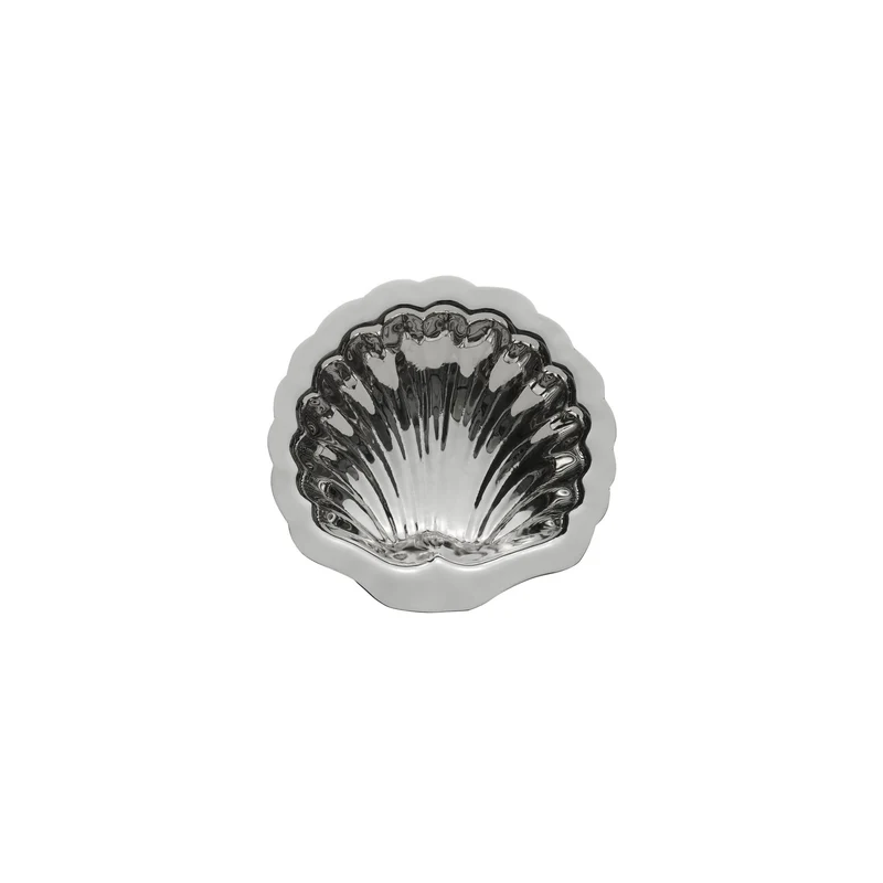 Scallia-Tablett, 12,5 x 12 cm, Silber