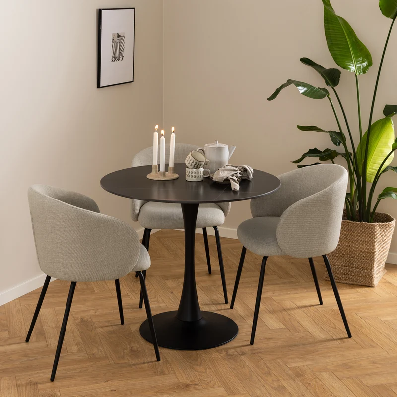 Set aus zwei Esszimmerstühlen im modernen Stil | Delmo