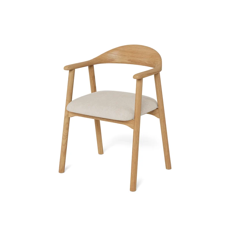 Set aus zwei Esszimmerstühlen im skandinavischen Stil | Hikari