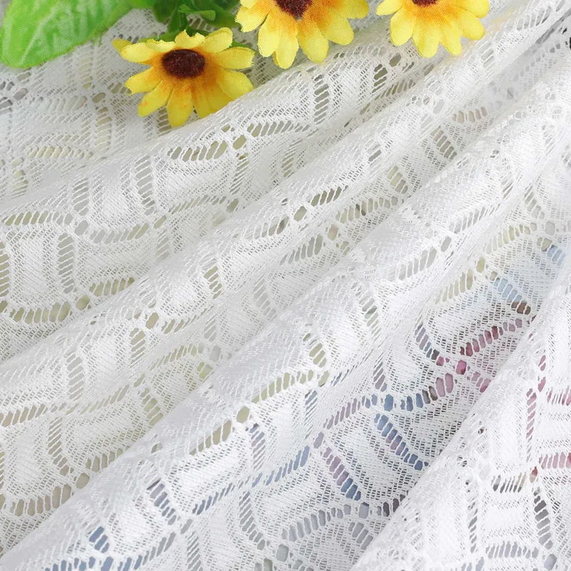 Rollo mit V-Schlaufen mit hohlen Mustern Jacquard Transparent