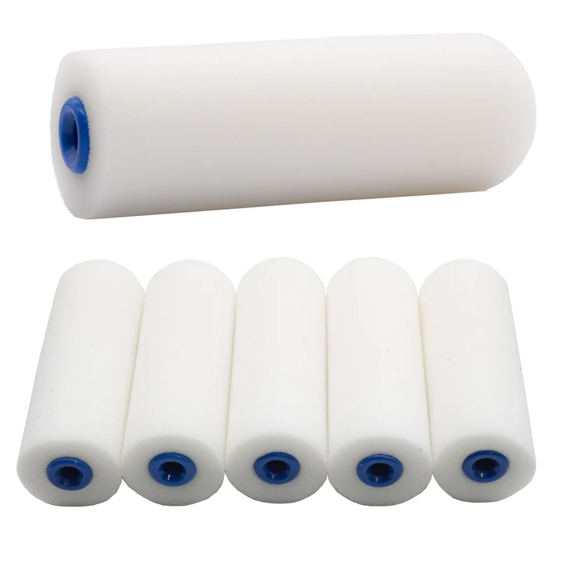 Farbrolle Lackierwalze Malerrolle Schaumstoff Walze Lackrolle Ersatzrollen Set