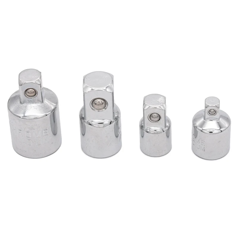 4x Steckschlüssel Adapter Nuss Knarre Aufsatz Ratsche Stecknuss 1/2" 1/4" 3/8"