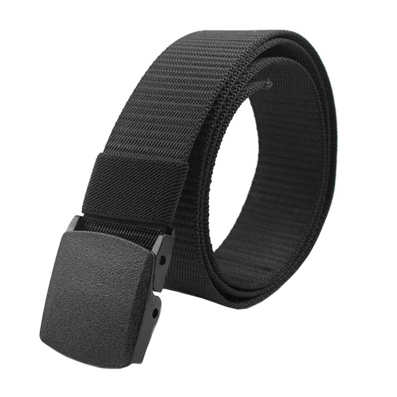 Gürtel Hosengürtel Quick Release Militär Koppel Universal Armee Gürtel Schwarz