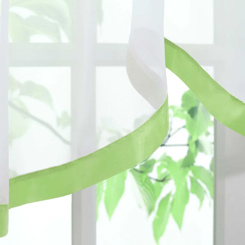 Multifunktionsgardine transparent Fensterdeko 1 stück