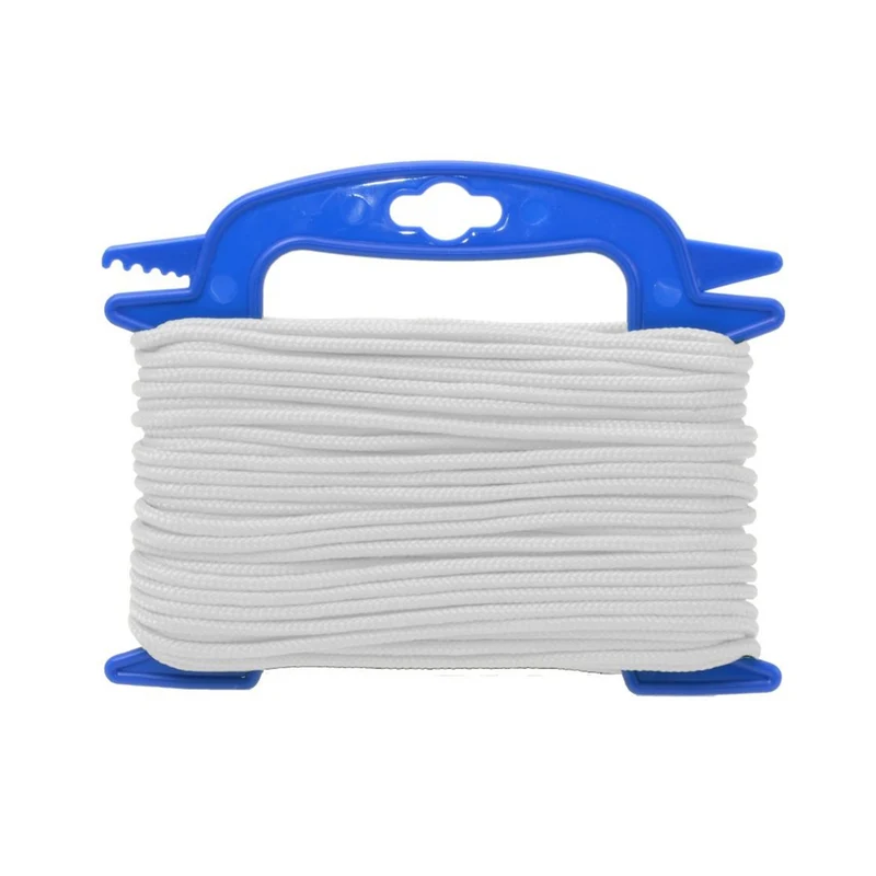 2x Seil Universalseil Allzweckseil Polypropylen 25 Meter x 4 mm Schnur Tau weiß