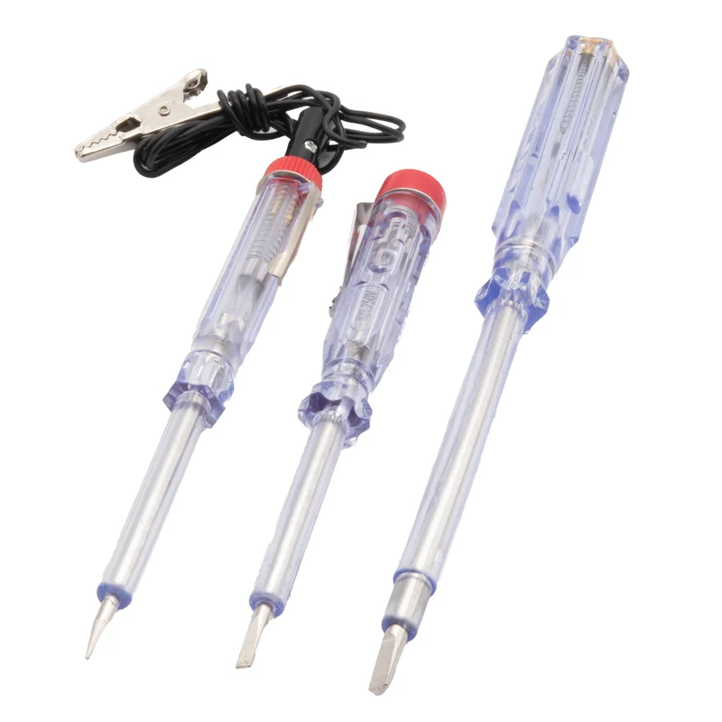 4tlg Phasenprüfer Stromprüfer Spannungsprüfer Schraubendreher Prüfer 6-220V Set