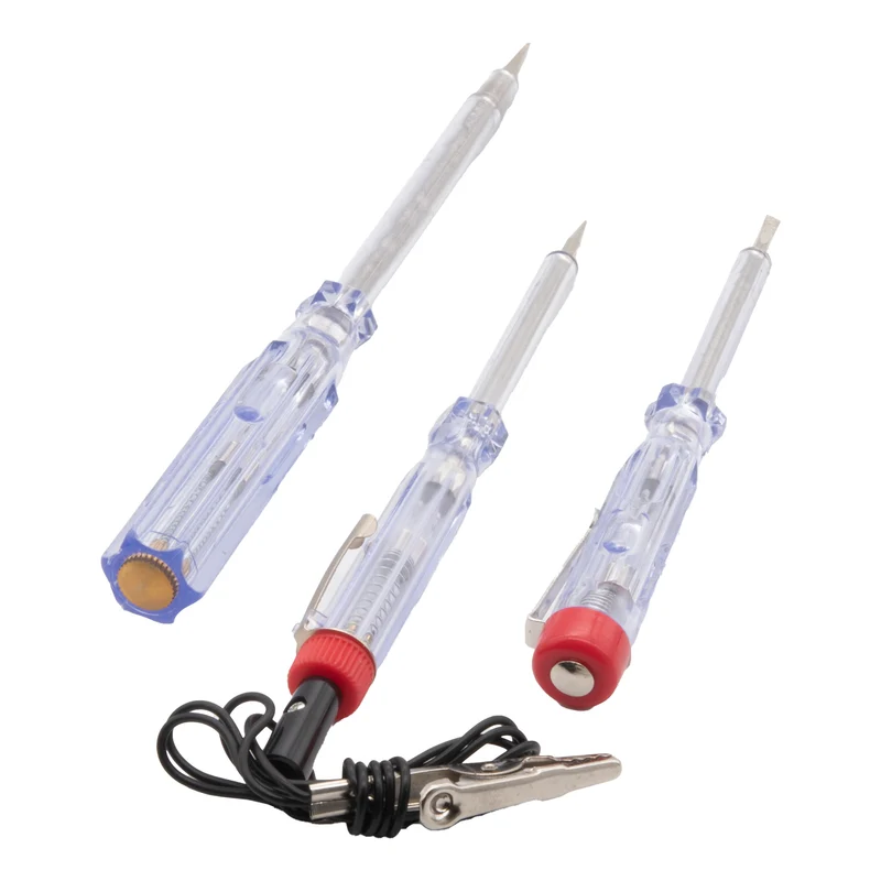 4tlg Phasenprüfer Stromprüfer Spannungsprüfer Schraubendreher Prüfer 6-220V Set