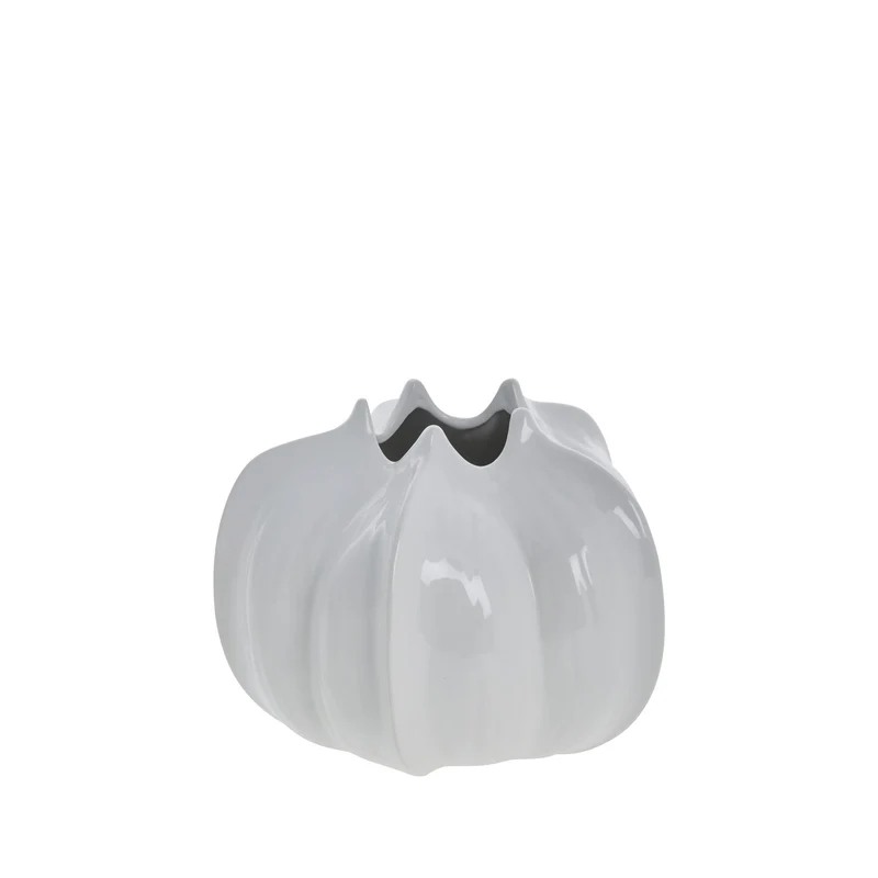 Jinna-Vase 22,5x22,5 cm. Weiß