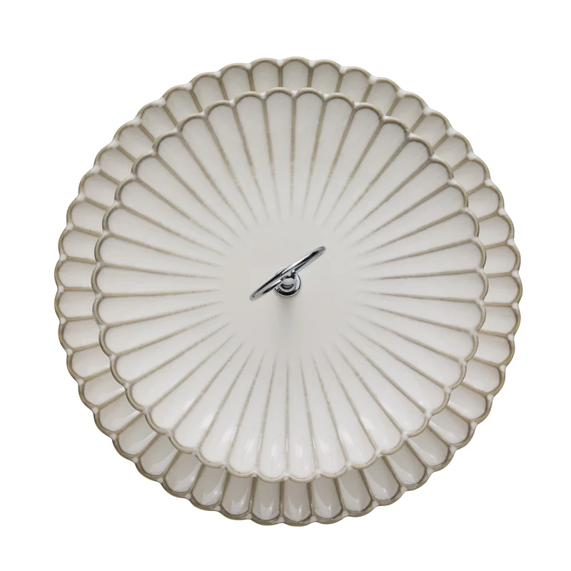 Camille Etagere 27x27 cm. Cremefarben