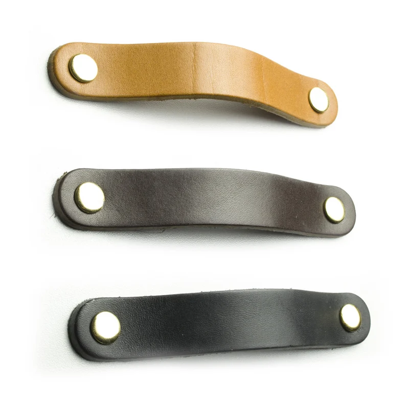 Ledergriff Rund 96mm / 128mm