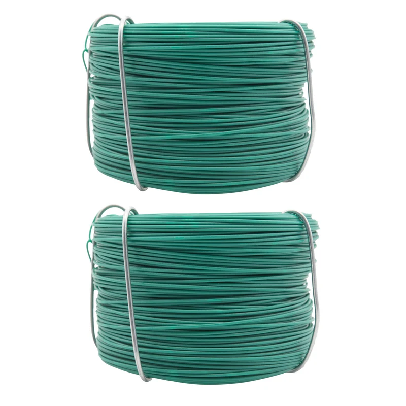 100m Bindedraht Blumendraht Basteldraht Wickeldraht Gartendraht Grün 0,7mm Set