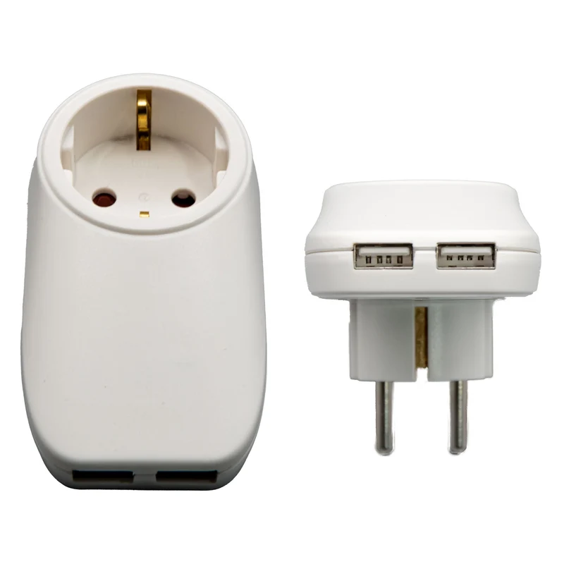 Steckdosenleiste Mehrfachsteckdose Steckdose Doppelsteckdose Doppelstecker Euro Mehrfachstecker 2 3 4 fach USB