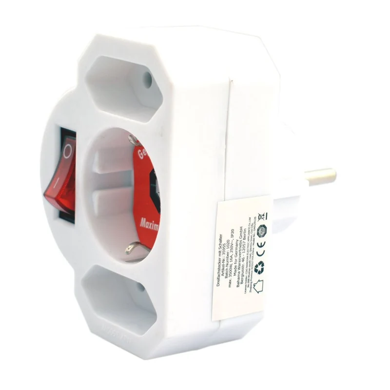 Steckdosenleiste Mehrfachsteckdose Steckdose Doppelsteckdose Doppelstecker Euro Mehrfachstecker 2 3 4 fach USB