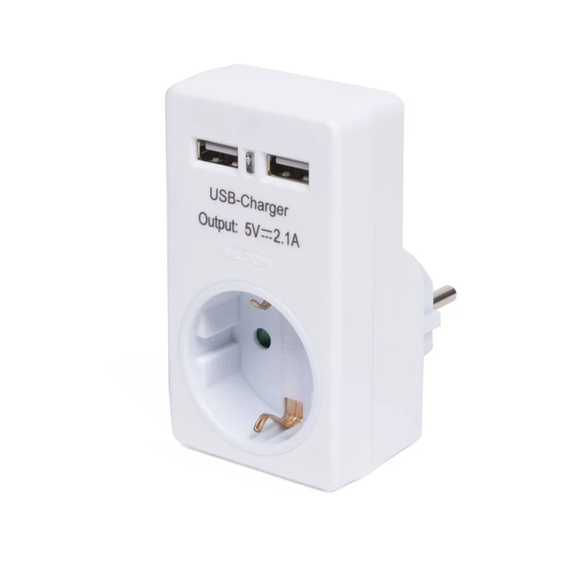 Steckdosenleiste Mehrfachsteckdose Steckdose Doppelsteckdose Doppelstecker Euro Mehrfachstecker 2 3 4 fach USB