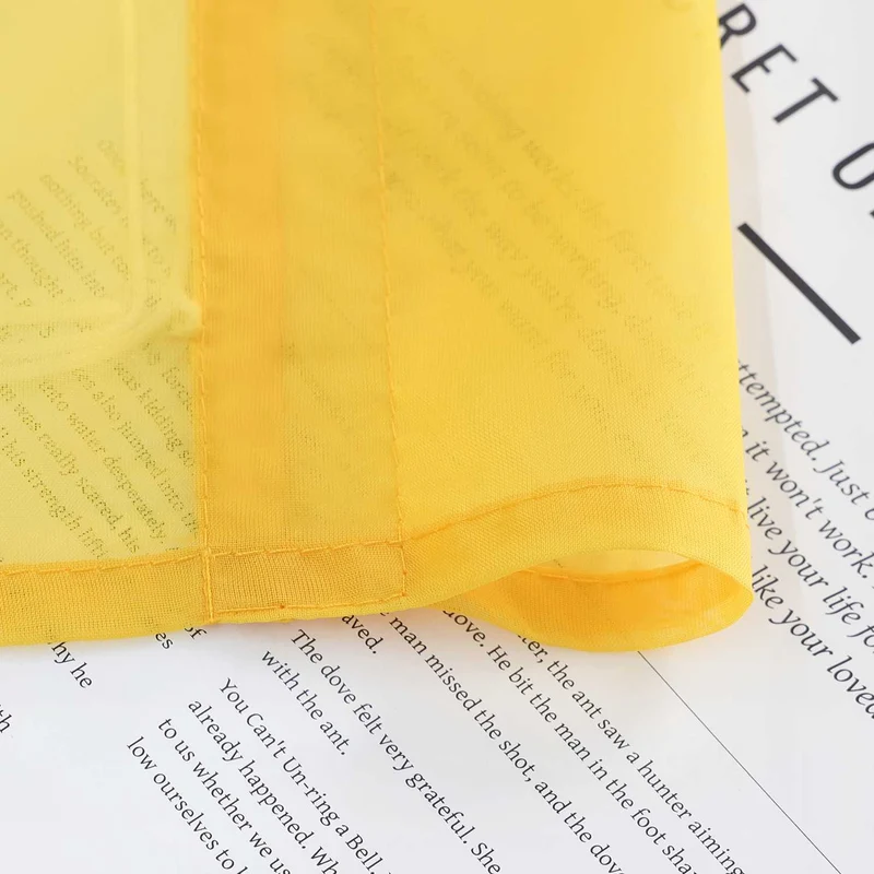 Rollo Voile Raffgardinen für Küche Transparent 1 Stück