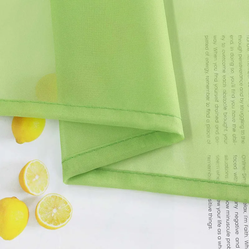Rollo Voile Raffgardinen für Küche Transparent 1 Stück