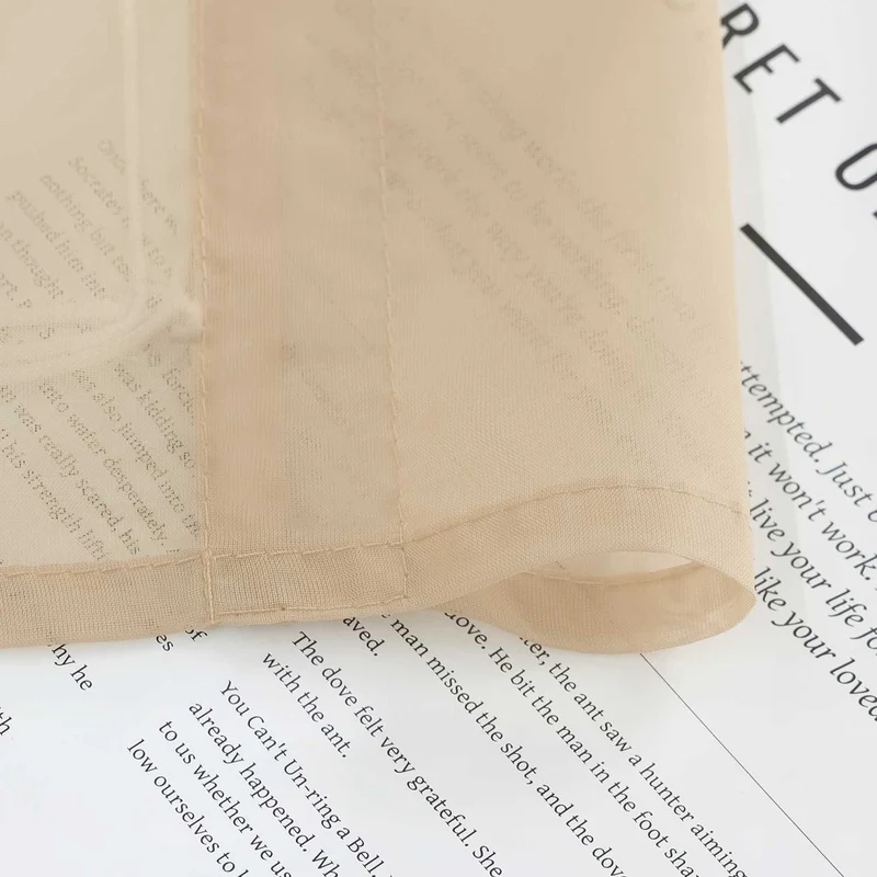 Rollo Voile Raffgardinen für Küche Transparent 1 Stück