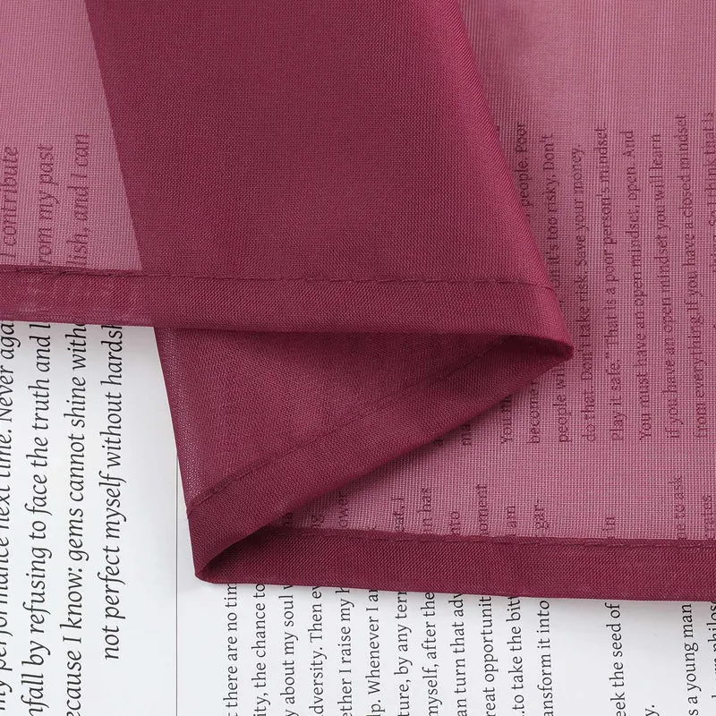 Rollo Voile Raffgardinen für Küche Transparent 1 Stück